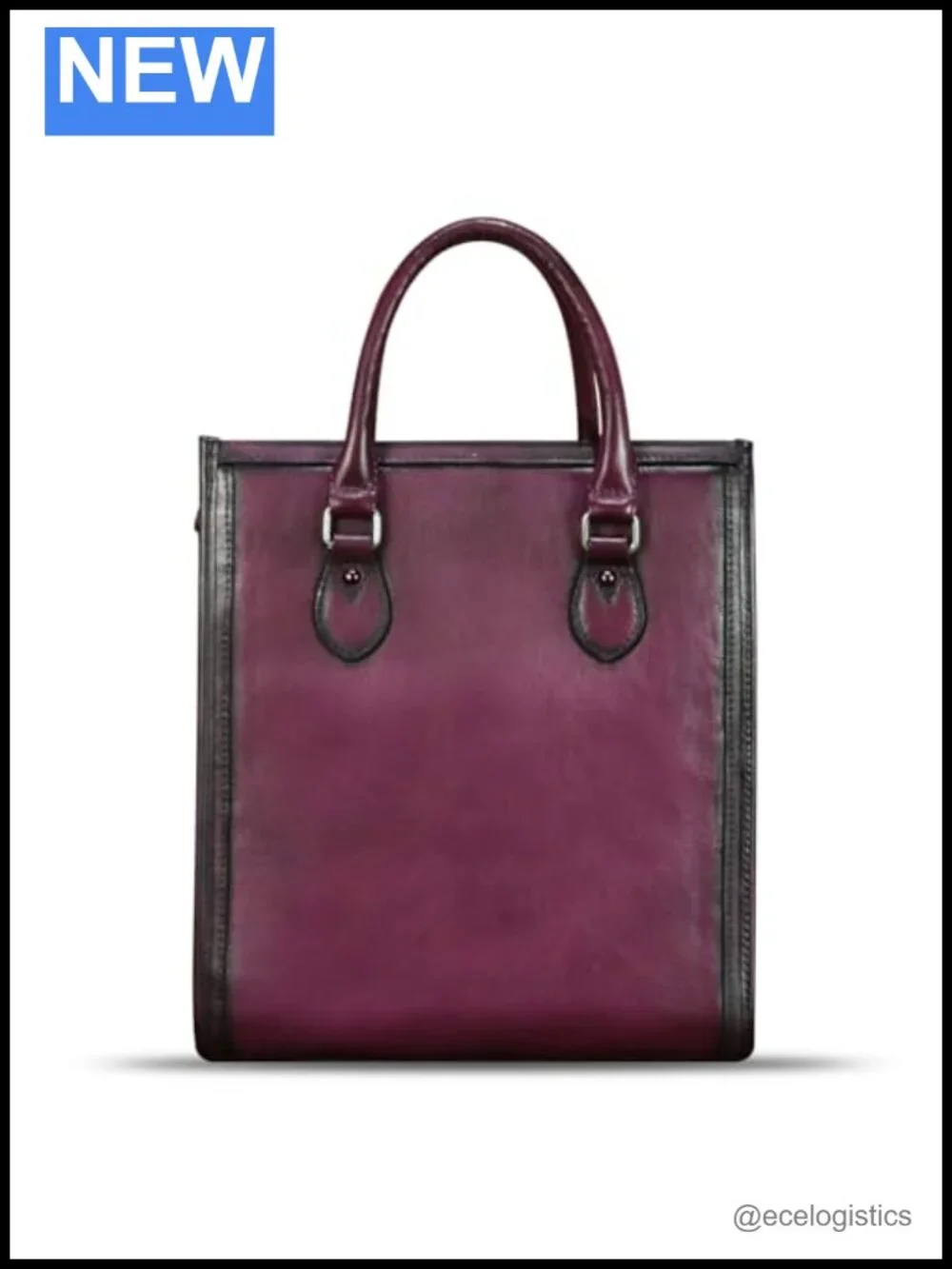 Genuine Leather Vintage Satchel Handbag Women Purse Shoulder Tote